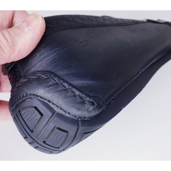 COLE HAAN Somerset Link Bit Loafers Black Leather Driving Shoes Men\'s Size 12M main image 7